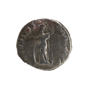 Denarius, Caracalla (188–217; Roman emperor 198–217), (Caesar). Obverse: MAVRA NINVSCAES — Bust of