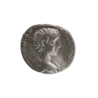 Denarius, Caracalla (188–217; Roman emperor 198–217), (Caesar). Obverse: NTON CAESP PONTIF — Bust