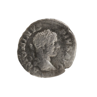 Denarius, Caracalla (reigned 198–217; emperor 188–217). Obverse: ANTONINVS PIVS AVG — Bust of