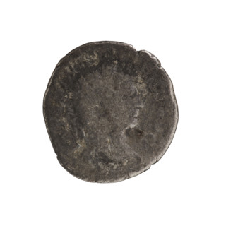Denarius, Caracalla (188–217; Roman emperor 198–217). Obverse: ANTONINVS PIVS AVG BRIT — Head of