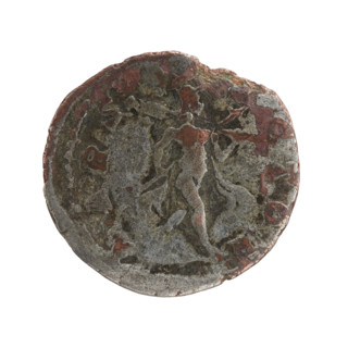 Antoninian (subaerate), Caracalla (188–217; Roman emperor 198–217). Obverse: NVSPIVS, bust of