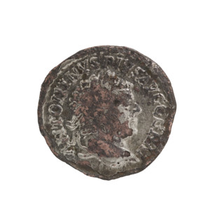 Denarius (subaerate), Caracalla (188–217; Roman emperor 198–217). Obverse: ANTONINVS PIVS AVG GERM