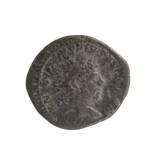 Denarius, Caracalla (188–217; Roman emperor 198–217). Obverse: ANTONINVS PIVS AVG GERM — Head of