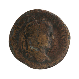 Sestertius of Caracalla (188–217; Roman emperor 198–217). Obverse: MAVRELANTONINVS PIVS AVG GERM —