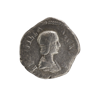 denarius, Plautilla (ca. 185–212; Roman empress 202–205). Obv.: PL TILLA AVGVSTA — Draped bust of