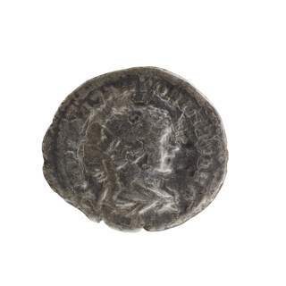 Antoninian of Elagabalus (reigned 218–222). Obverse: IMP CAES MAVR ANTONINVS AVG — Bust of