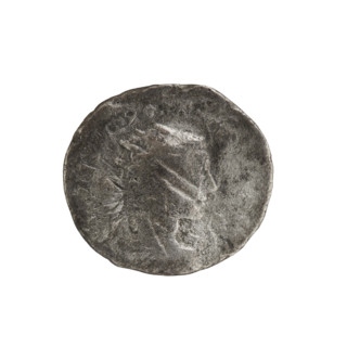Antoninian, Elagabalus (204–222; Roman emperor 218–222). Obv.: CAESMAVRANTONIN — Bust of Elagabalus