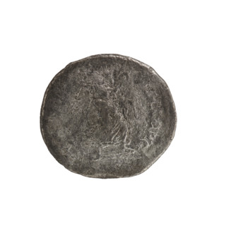 Antoninian, Elagabalus (reigned 218–222). Obverse: CAES MAVR ANTONIN — bust of Elagabalus facing