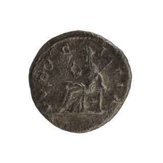 Denarius, Elagabalus (reigned 218–222). Obverse: IVLIA MAESA AVG — draped bust of Julia Maesa