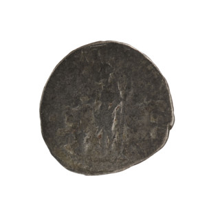 denarius, Elagabalus (204–222; Roman emperor 218–222). Obverse: IVLIAMAESAAVG — draped bust of