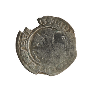 Lithuanian half-grosz, Sigismund I the Old (King of Poland; 1506–1548). Silver coin (half-grosz),