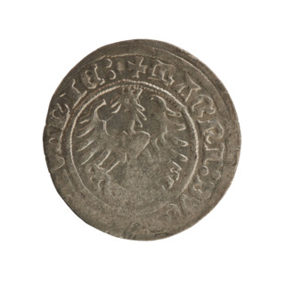 Lithuanian half-grosz, Sigismund I the Old (King of Poland; 1506–1548), Jagiellon dynasty. Obverse: