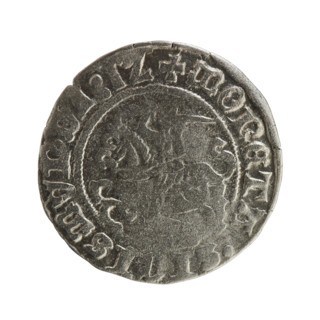 Lithuanian half-grosz, Sigismund I the Old (King of Poland; 1506–1548), Jagiellon dynasty. Coin