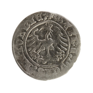 Lithuanian half-grosz, Sigismund I the Old (King of Poland; 1506–1548), Jagiellonian dynasty.