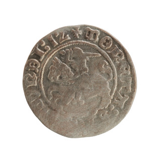 Lithuanian half-grosz, Sigismund I the Old (King of Poland; 1506–1548), Jagiellon dynasty. Obverse: