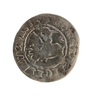 Lithuanian half-grosz, Sigismund I the Old (King of Poland; 1506–1548), Jagiellon dynasty. Obverse: