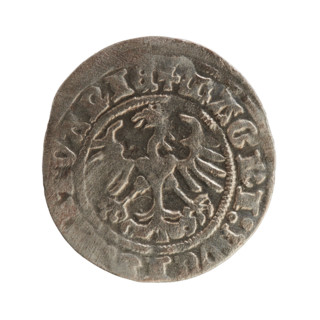 Lithuanian half-grosz, Sigismund I the Old (King of Poland; r. 1506–1548), Jagiellon dynasty.