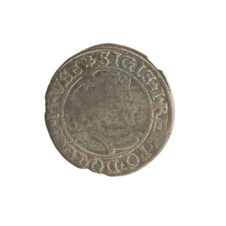 Prussian grosz, Sigismund I the Old (King of Poland; 1506–1548). Silver coin (grosz), 1534, Torun,