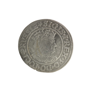 Prussian grosz, Sigismund I the Old (King of Poland; 1506–1548). Polish coin (1534), Torun.