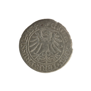 Prussian grosz, Sigismund I the Old (King of Poland; reign 1506–1548). Silver coin (grosz), 1534,