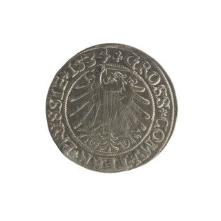 Prussian grosz, Sigismund I the Old (King of Poland; 1506–1548); Polish coin of the Jagiellonian