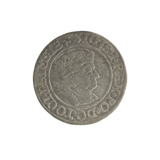 Prussian grosz, Sigismund I the Old (King of Poland; 1506–1548). Coin (1534). Obverse: crowned male