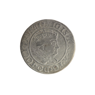 Prussian grosz, Sigismund I the Old (King of Poland; 1506–1548). Polish coin (1534). Jagiellonian