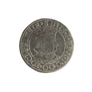 Prussian grosz, Sigismund I the Old (King of Poland; 1506–1548). Polish coin (1534), Torun.