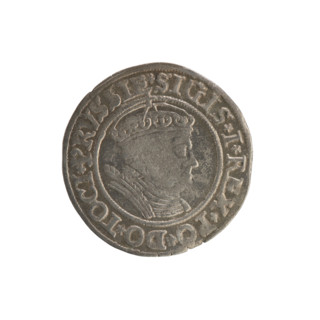 Prussian grosz, Sigismund I the Old (King of Poland; 1506–1548). Silver coin (grosz), 1535, Torun,