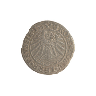 Prussian grosz, Sigismund I the Old (King of Poland; 1506–1548), coats of arms, Jagiellonians
