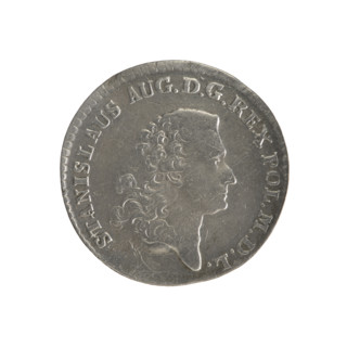 Gold crown coin, 1766. Obverse: head of Stanislaw August Poniatowski, inscription around the rim
