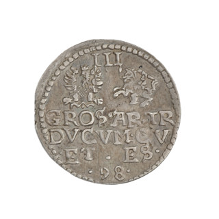 Trojak (with a bust of Wilhelm Kettler), Wilhelm Kettler (Duke of Courland and Semigallia;