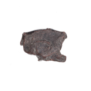 Fragment of a double-sided Drohiczyn seal. On one side a cross with one arm ending in a triangle