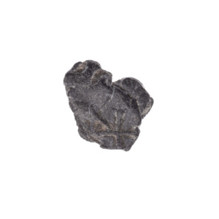 Fragment of a double-sided Drohiczyn seal. On one side a cross with one arm ending in a triangle