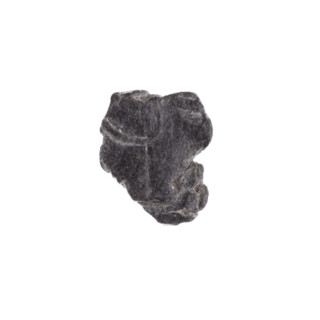 Fragment of a double-sided Drohiczyn seal. On one side a cross with one arm ending in a triangle