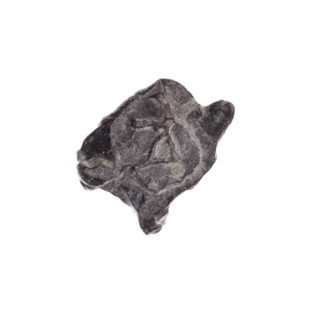 Fragment of a double-sided Drohiczyn seal. On one side a cross with one arm ending in a triangle