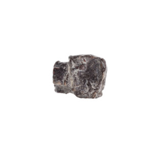 Fragment of a double-sided Drohiczyn seal. On one side a cross with one arm ending in a triangle