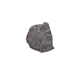 Fragment of a double-sided Drohiczyn seal. On one side a cross with one arm ending in a triangle
