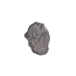 Fragment of a double-sided Drohiczyn seal. On one side a cross with one arm ending in a triangle