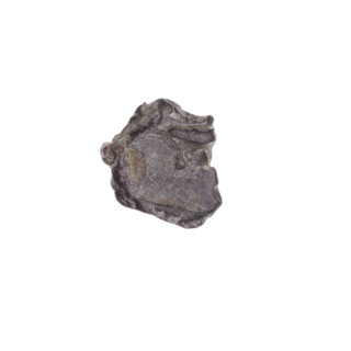Fragment of a double-sided Drohiczyn seal. On one side, a cross with one arm ending in a triangle