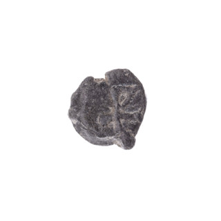 Drohiczyn seal — fragment of a double-sided seal. One side: a cross with one arm ending in a