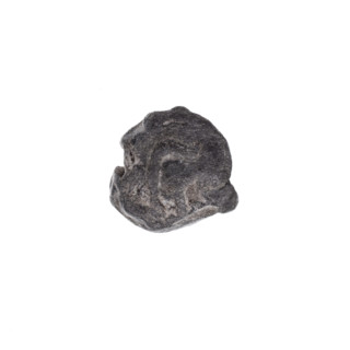 Fragment of a double-sided Drohiczyn seal. On one side, a cross with one arm ending in a triangle