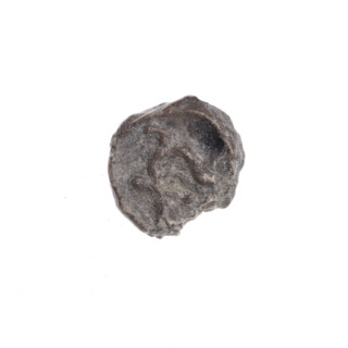 A fragment of a double-sided Drohiczyn seal. On one side, a bident with a crossed-out right arm; on