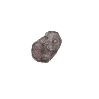 Drohiczyn seal; fragment of a double-sided Drohiczyn seal. One side: a trident with dots at the