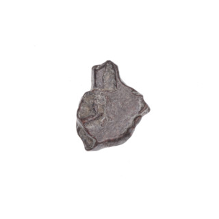 Fragment of a double-sided Drohiczyn seal. Illegible drawing on one side and the other. 11th–13th