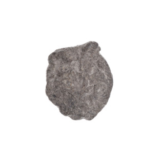 Fragment of a double-sided Drohiczyn seal; illegible drawing on one side and the other. 11th–13th