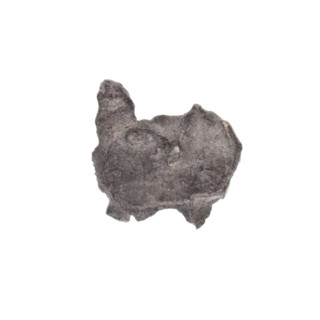 Fragment of a double-sided Drohiczyn seal. On one side only a dot is visible, on the other an
