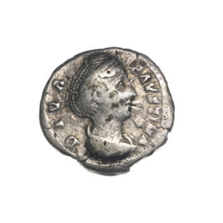 Denarius, posthumous issues for Faustina the Elder (98–141; Roman empress 138–141), struck under