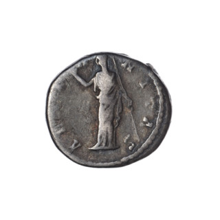 Denarius, Antoninus Pius (86–161 ; Roman emperor 138–161) (issuer); Faustina the Elder (98–141 ;
