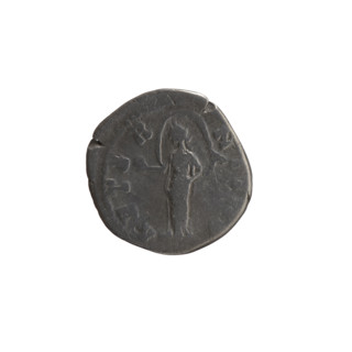Denarius, posthumous issue of Faustina the Elder (98–141; Roman empress 138–141), issuer Antoninus